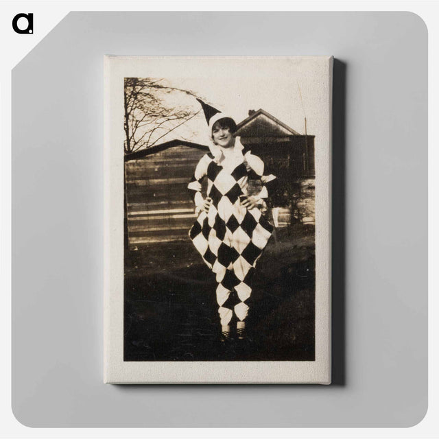 アートパネル-Woman Wearing Harlequin Costume
 - セントルイス美術館 Canvas.