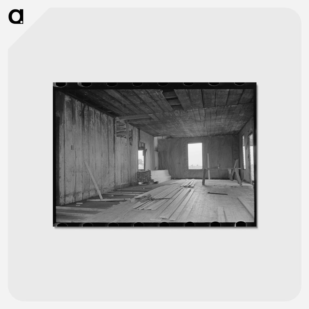 アートポストカード-Remodeled Interior
 - ラッセル リー Postcard.