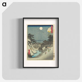 アートポスター-Sakurada Gate
 - 歌川 広重 Poster.