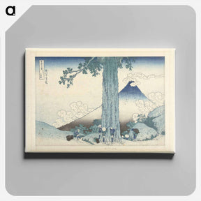 アートパネル-Mishima bergpas in de provincie Kai by Katsushika Hokusai and Nishimura Yohachi - 葛飾 北斎 Canvas.