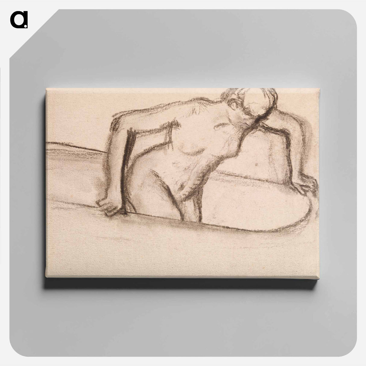 アートパネル-Woman in Tub
 - バーンズ・コレクション Canvas.