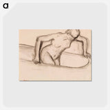 アートポストカード-Woman in Tub
 - バーンズ・コレクション Postcard.