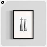 アートポスター-Bermuda from Circular relating to Lighthouses, Lightships, Buoys, and Beacons
 - 大英図書館 Poster.
