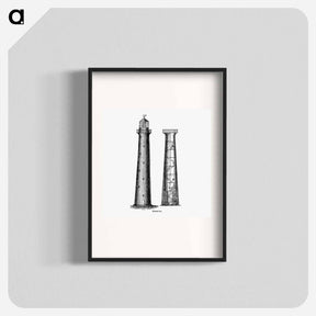 アートポスター-Bermuda from Circular relating to Lighthouses, Lightships, Buoys, and Beacons
 - 大英図書館 Poster.