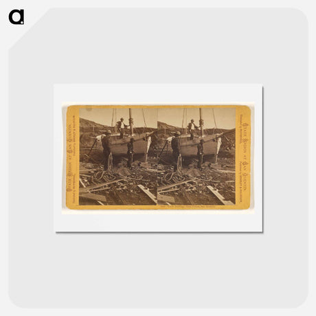 アートポストカード-Yacht Building, State Prison, San Quentin
 - エドワード マイブリッジ Postcard.