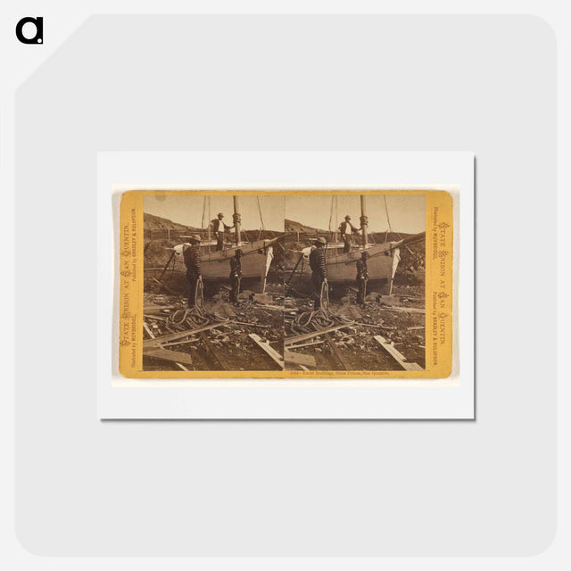 アートポストカード-Yacht Building, State Prison, San Quentin
 - エドワード マイブリッジ Postcard.