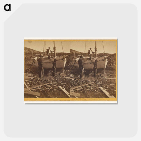 アートポストカード-Yacht Building, State Prison, San Quentin
 - エドワード マイブリッジ Postcard.