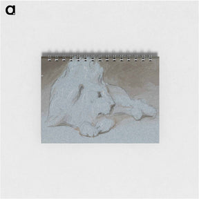 アートメモ帳-A Male Lion, Lying Down and Half Facing Right
 - イェール大学アートギャラリー Memo.