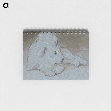 アートメモ帳-A Male Lion, Lying Down and Half Facing Right
 - イェール大学アートギャラリー Memo.