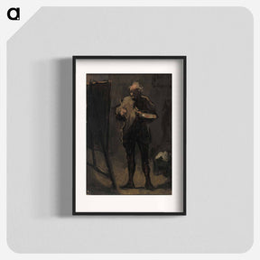 アートポスター-The Painter in Front of His Painting
 - バーンズ・コレクション Poster.