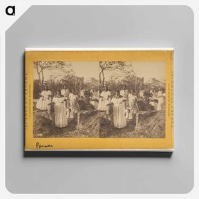 アートパネル-Panama Native Women
 - エドワード マイブリッジ Canvas.