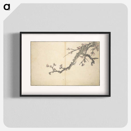 アートポスター-A Realistic Sketchbook by Hokusai - 葛飾 北斎 Poster.