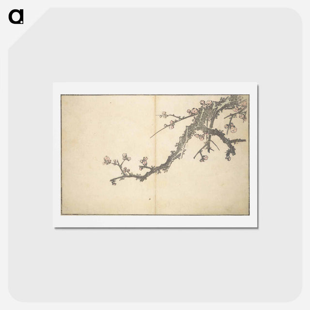 アートポストカード-A Realistic Sketchbook by Hokusai - 葛飾 北斎 Postcard.