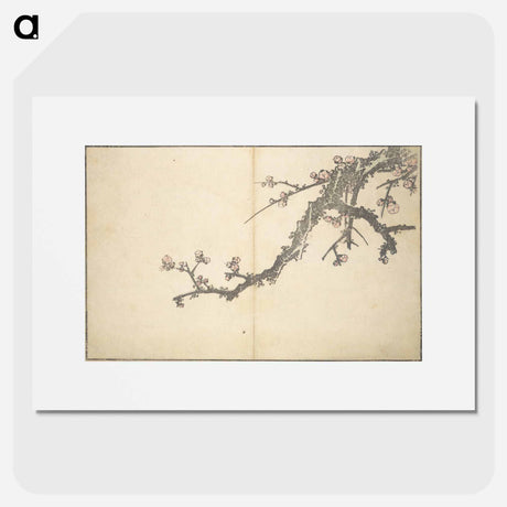 アートポスター-A Realistic Sketchbook by Hokusai - 葛飾 北斎 Poster.