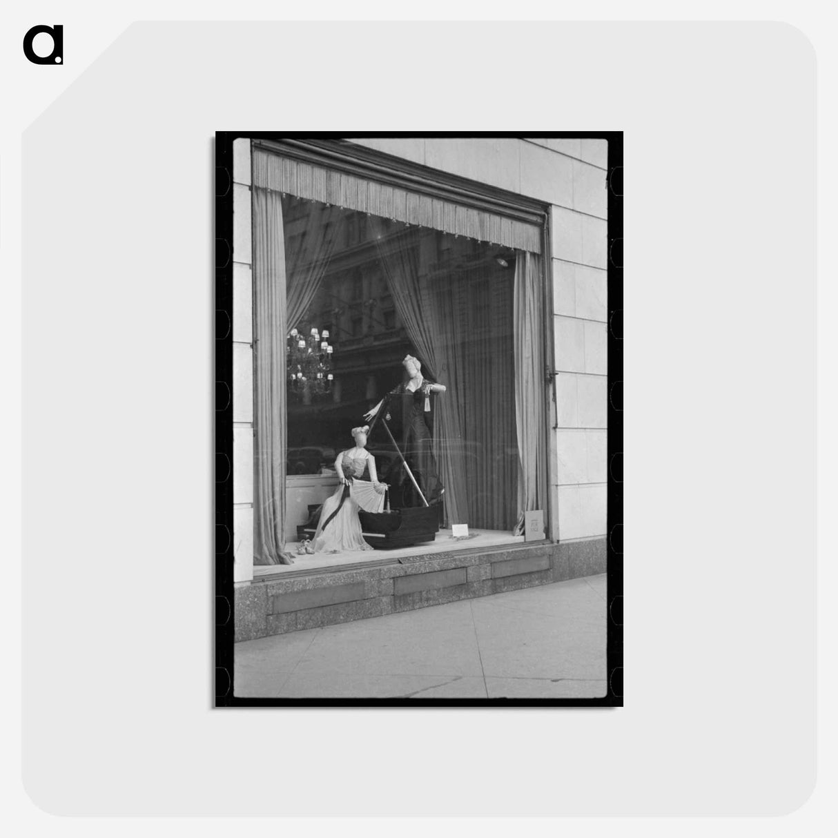 アートポストカード-Bergdorf Goodman Window Display
 - ラッセル リー Postcard.
