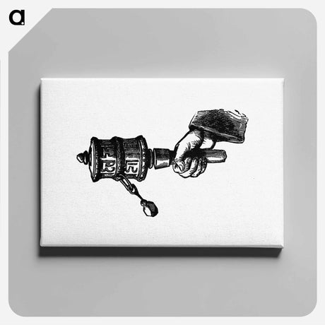 アートパネル-Prayer Wheel
 - 大英図書館 Canvas.
