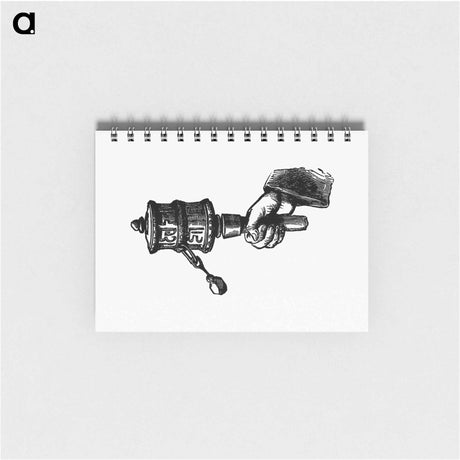 アートメモ帳-Prayer Wheel
 - 大英図書館 Memo.