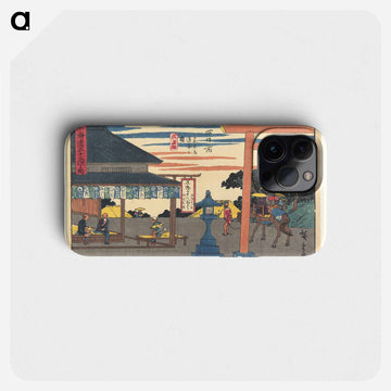 Teahouse at The Fork of Yokkaichi
 - 歌川 広重 Phone Case.