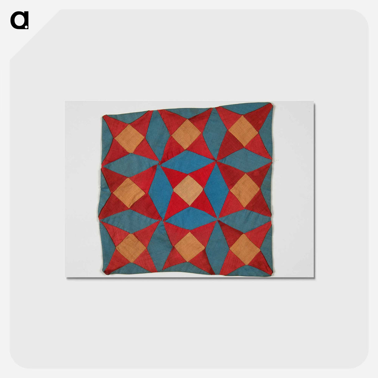 アートポストカード-Pieced Quilt Block
 - バーンズ・コレクション Postcard.