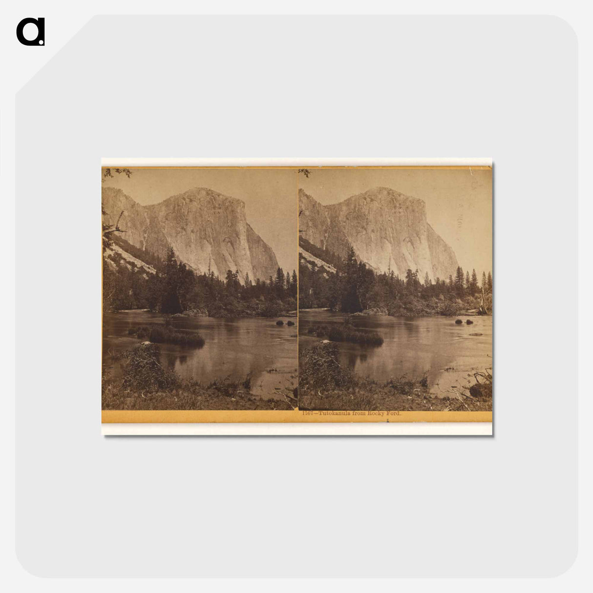 アートポストカード-Tutokanula from Rocky Ford
 - エドワード マイブリッジ Postcard.