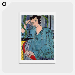 アートポストカード-The Romanian Green Bluse - アンリ マティス Postcard.