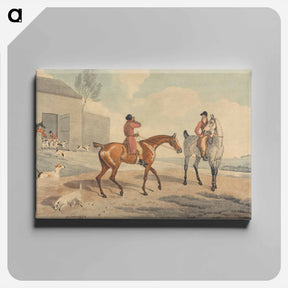 アートパネル-Foxhunting: Unkennelling the Pack
 - イェール大学アートギャラリー Canvas.