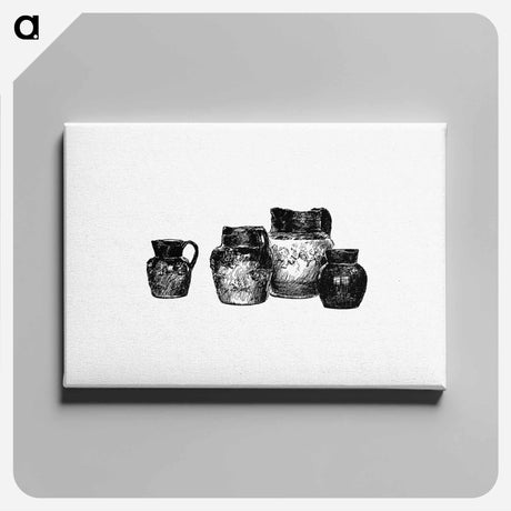 アートパネル-Pots from Old Songs
 - 大英図書館 Canvas.
