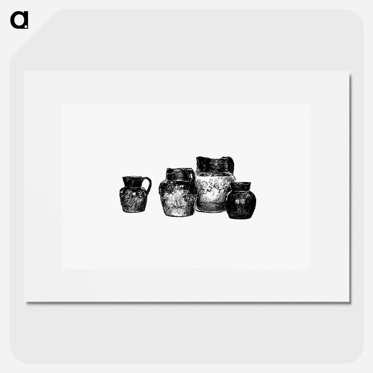アートポスター-Pots from Old Songs
 - 大英図書館 Poster.