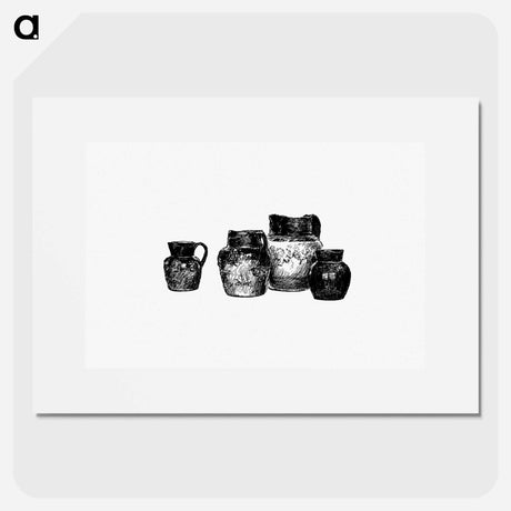 アートポスター-Pots from Old Songs
 - 大英図書館 Poster.