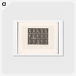 アートポストカード-Covered Face
 - エドワード マイブリッジ Postcard.