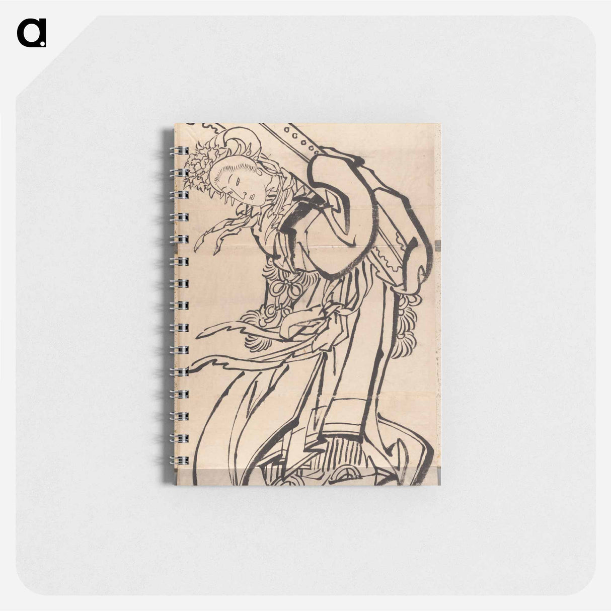 Katsushika Hokusai’s Japanese woman. Album of Sketches - 葛飾 北斎 Memo.