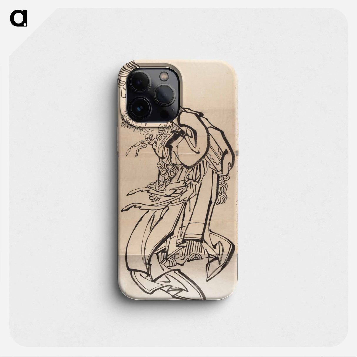 Katsushika Hokusai's Japanese woman. Album of Sketches - Katsushika Hokusai Phone Case.