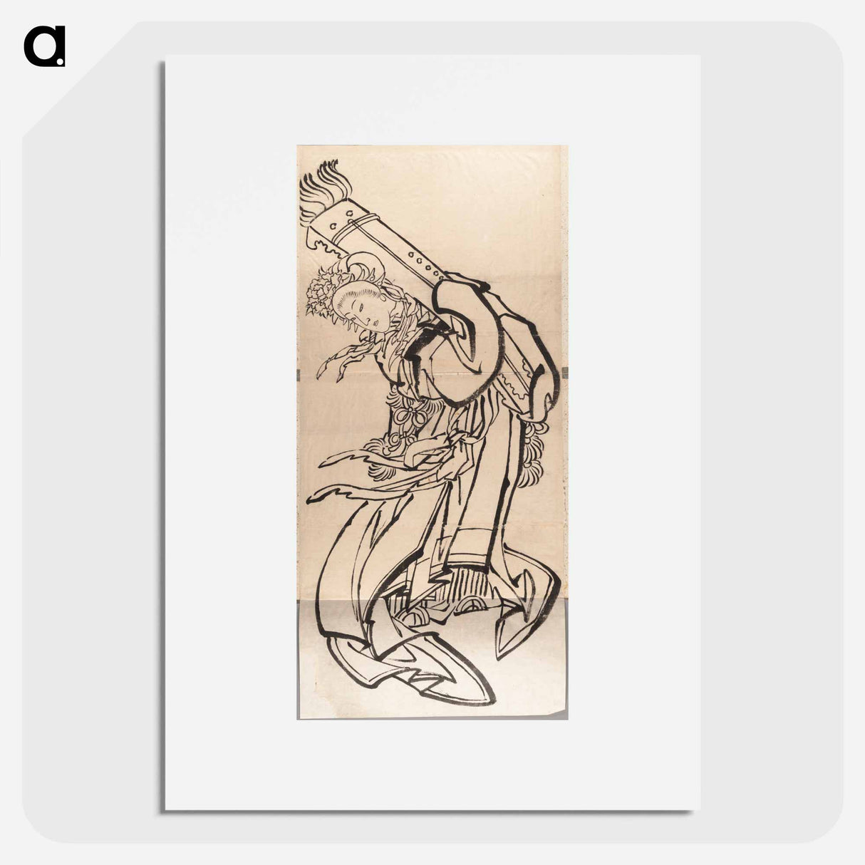 Katsushika Hokusai's Japanese woman. Album of Sketches - Katsushika Hokusai Poster.