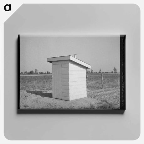アートパネル-Ghost Town Barn
 - ラッセル リー Canvas.