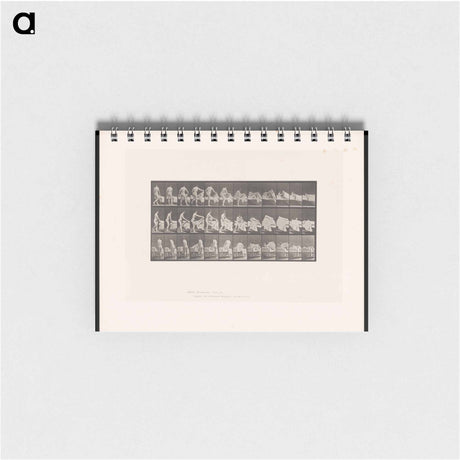 アートメモ帳-Woman Entering Bed
 - エドワード マイブリッジ Memo.