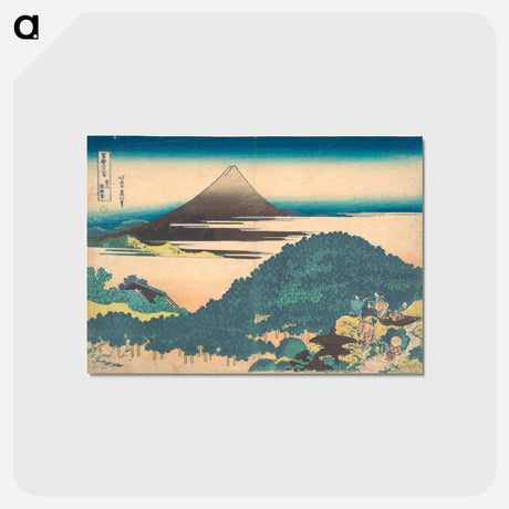 アートポストカード-Cushion Pine at Aoyama - 葛飾 北斎 Postcard.