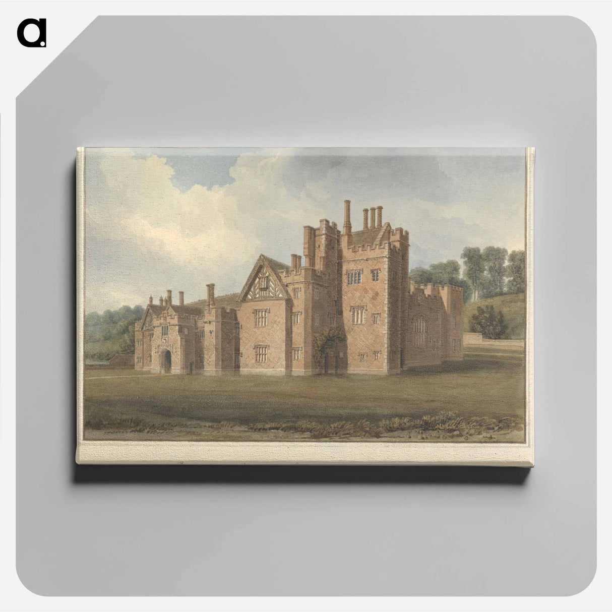アートパネル-South East View of Compton Winyate, Warwickshire; belonging to the Marquis of Northampton
 - イェール大学アートギャラリー Canvas.