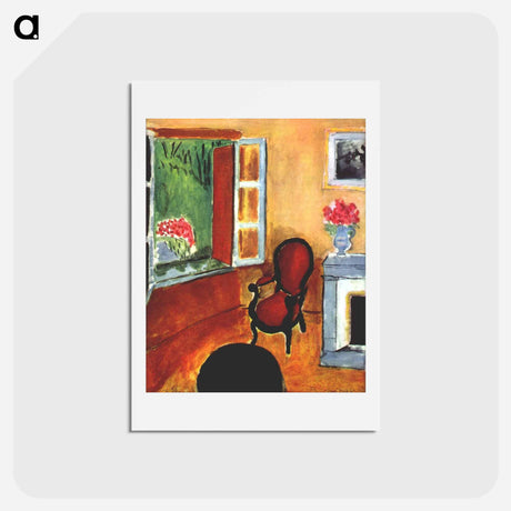 アートポストカード-Interior - アンリ マティス Postcard.