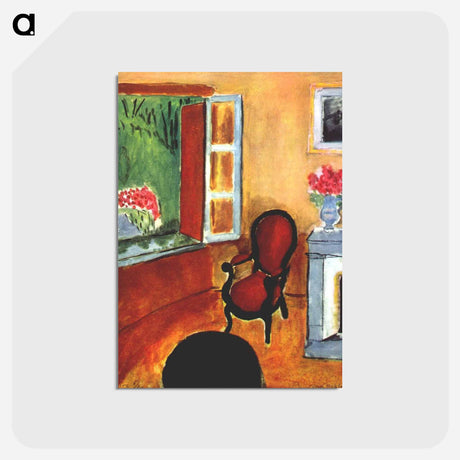 アートポストカード-Interior - アンリ マティス Postcard.
