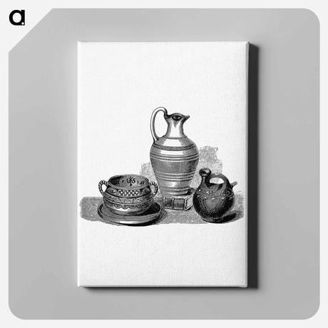 アートパネル-Ancient Roman Vases from the Western Coast
 - 大英図書館 Canvas.