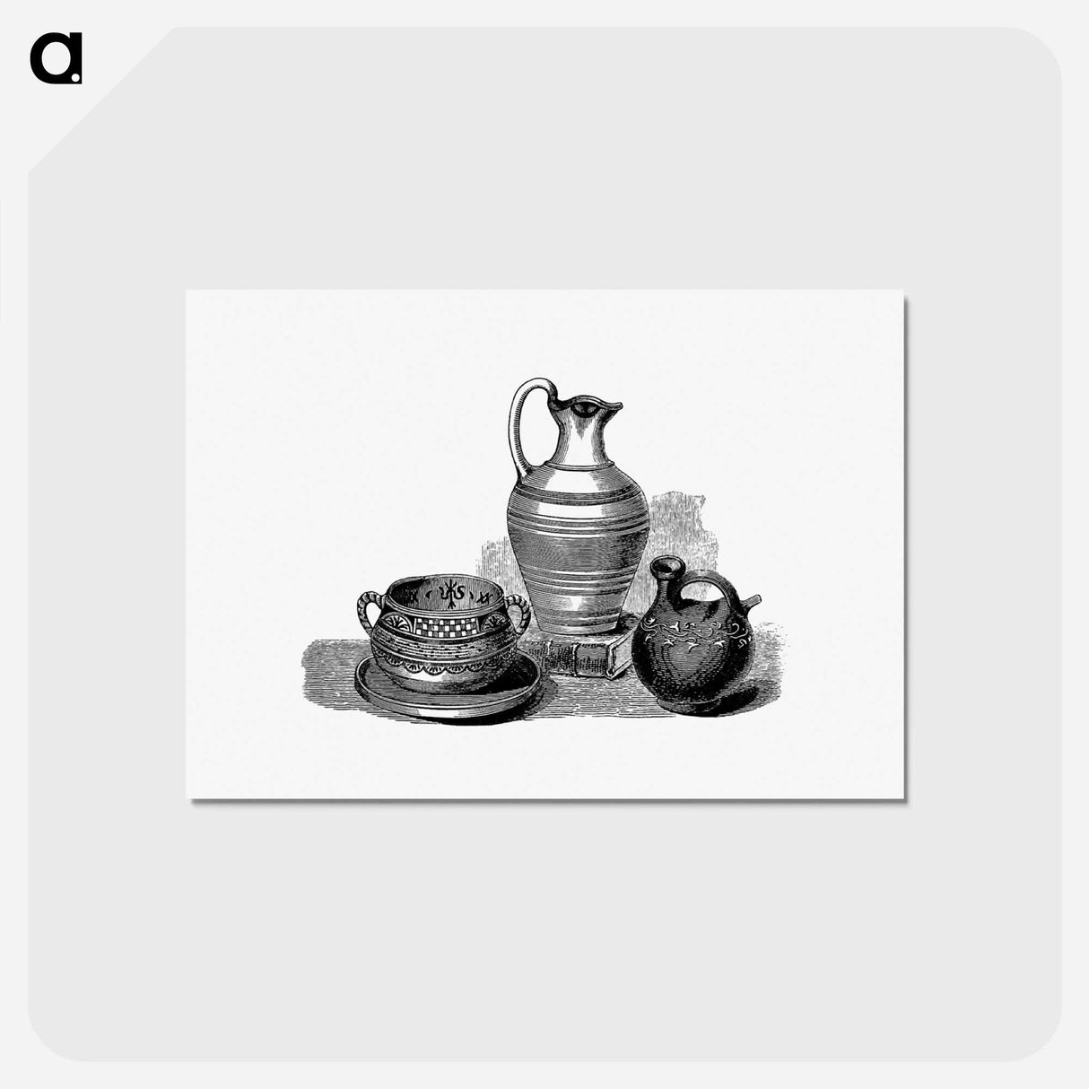 アートポストカード-Ancient Roman Vases from the Western Coast
 - 大英図書館 Postcard.