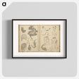 アートポスター-Random sketches by Hokusai volumes 1 to 11 - 葛飾 北斎 Poster.