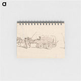 アートメモ帳-Figures with a Wagon and Horses
 - イェール大学アートギャラリー Memo.