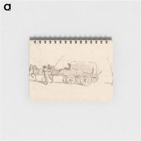 アートメモ帳-Figures with a Wagon and Horses
 - イェール大学アートギャラリー Memo.