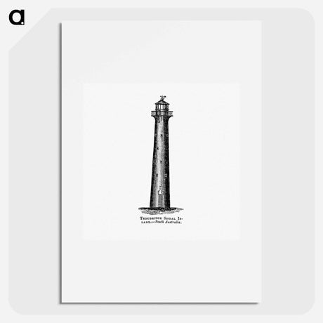 アートポスター-Troubridge Shoal Island, South Australia
 - 大英図書館 Poster.