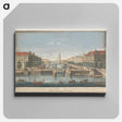 アートパネル-A View of Amsterdam on each side the Old Rampart as seen from the Harbor
 - イェール大学アートギャラリー Canvas.