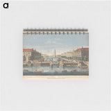 アートメモ帳-A View of Amsterdam on each side the Old Rampart as seen from the Harbor
 - イェール大学アートギャラリー Memo.