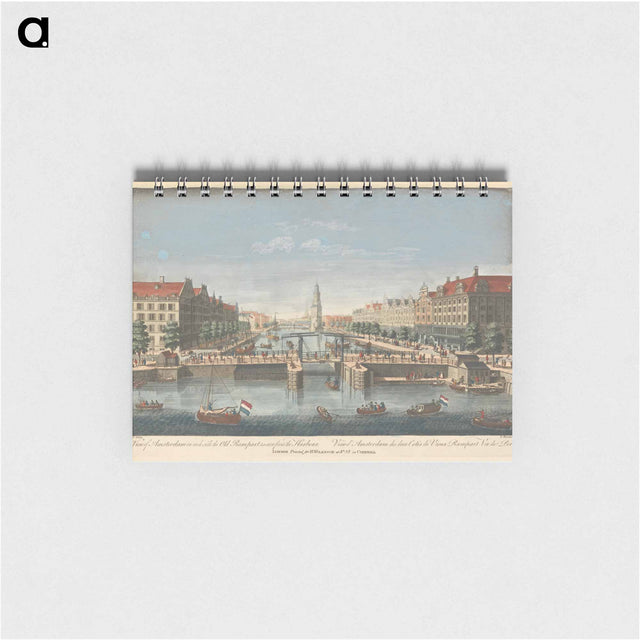 アートメモ帳-A View of Amsterdam on each side the Old Rampart as seen from the Harbor
 - イェール大学アートギャラリー Memo.