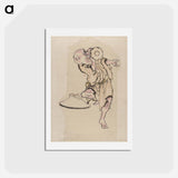 アートポストカード-Hokusai's Album of Sketches - 葛飾 北斎 Postcard.