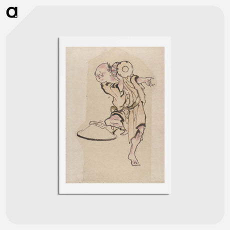 アートポストカード-Hokusai's Album of Sketches - 葛飾 北斎 Postcard.